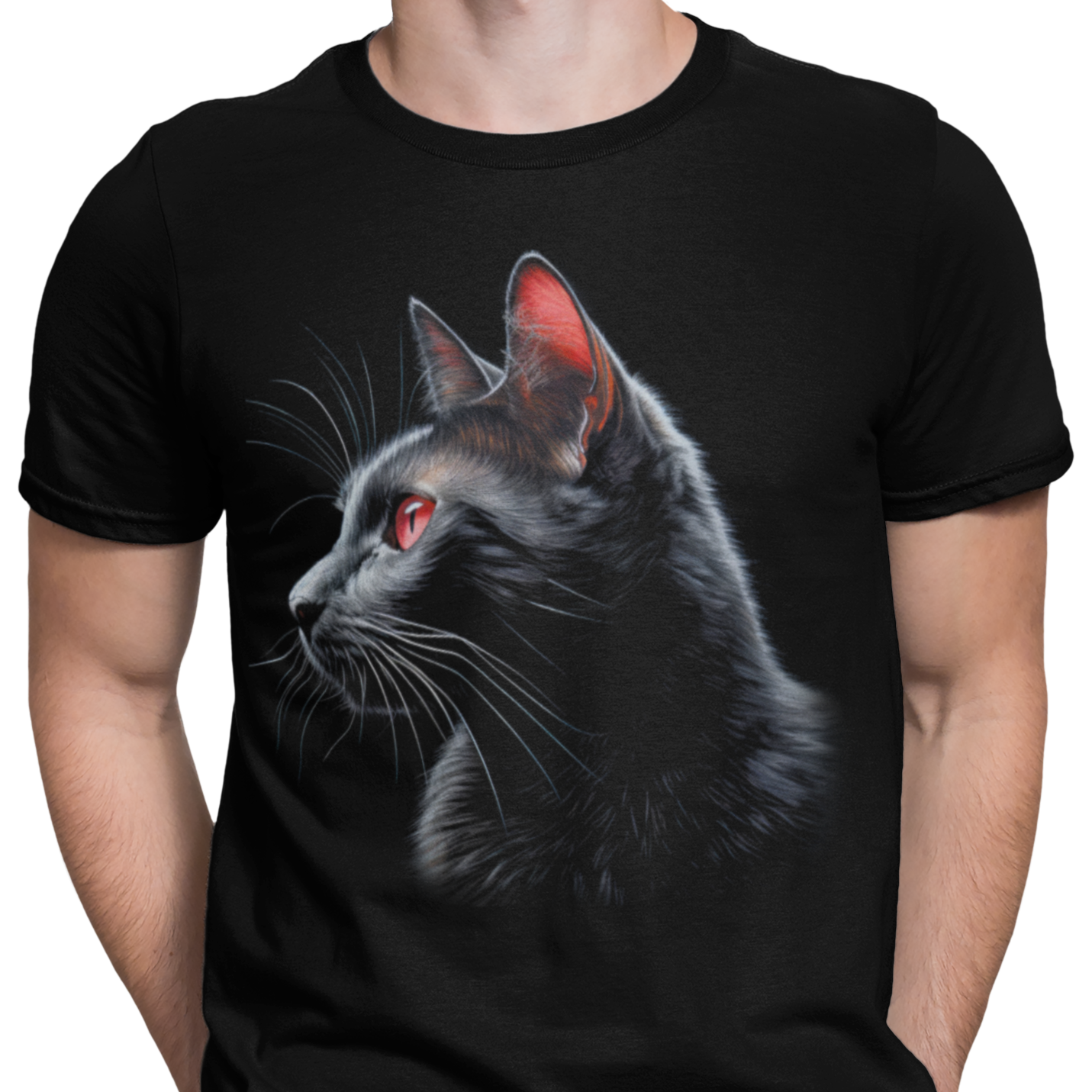CAMISETA / SUDADERA GATO NEGRO