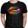 CAMISETA LABIOS ARCOIRIS