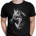 CAMISETA / SUDADERA LOBO NEGRO