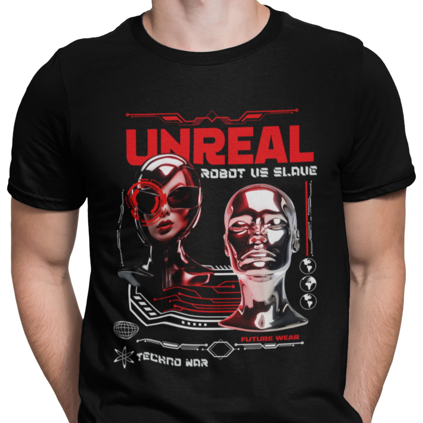 CAMISETA / SUDADERA UNREAL ROBOT