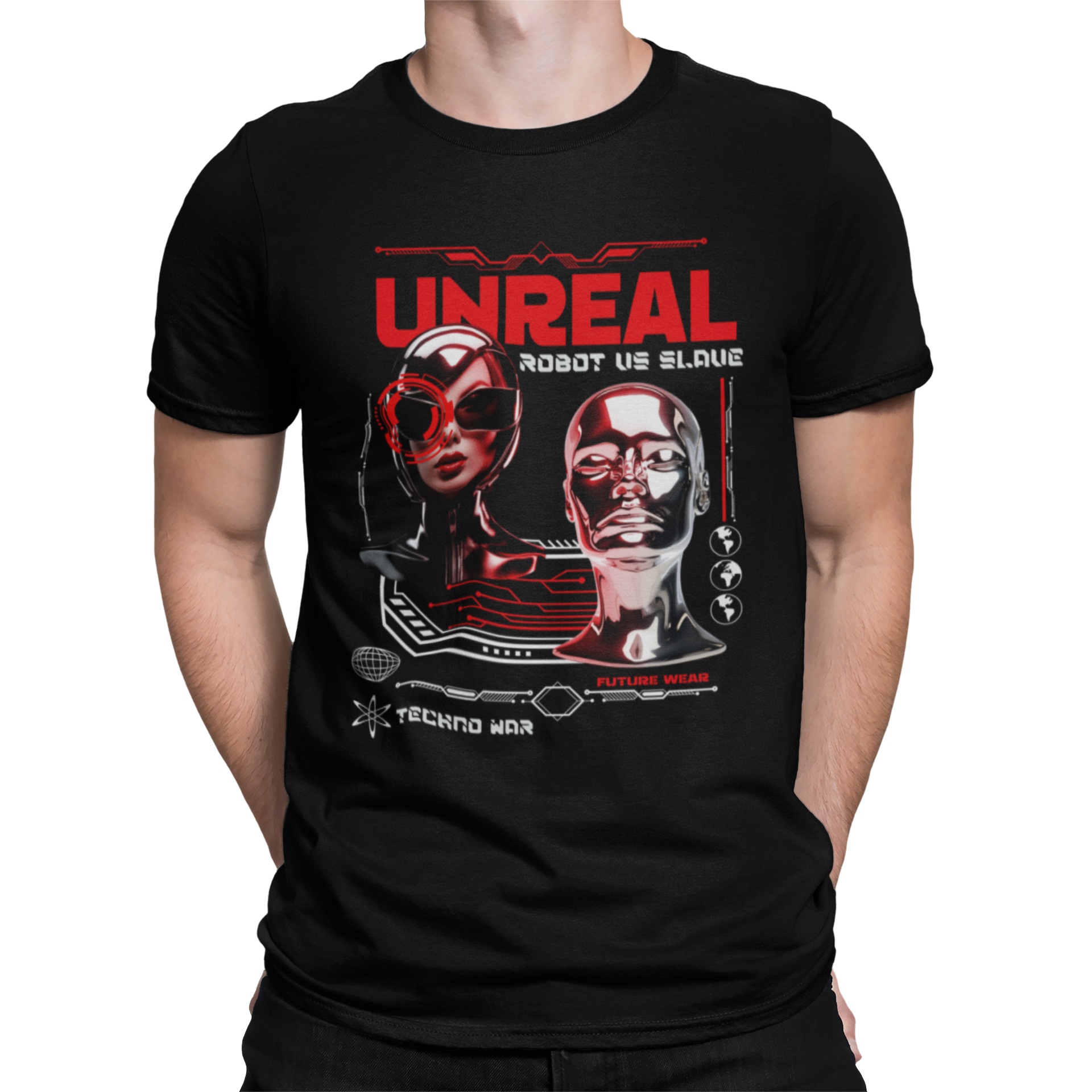 CAMISETA / SUDADERA UNREAL ROBOT