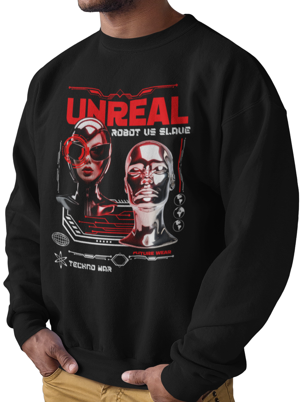 CAMISETA / SUDADERA UNREAL ROBOT