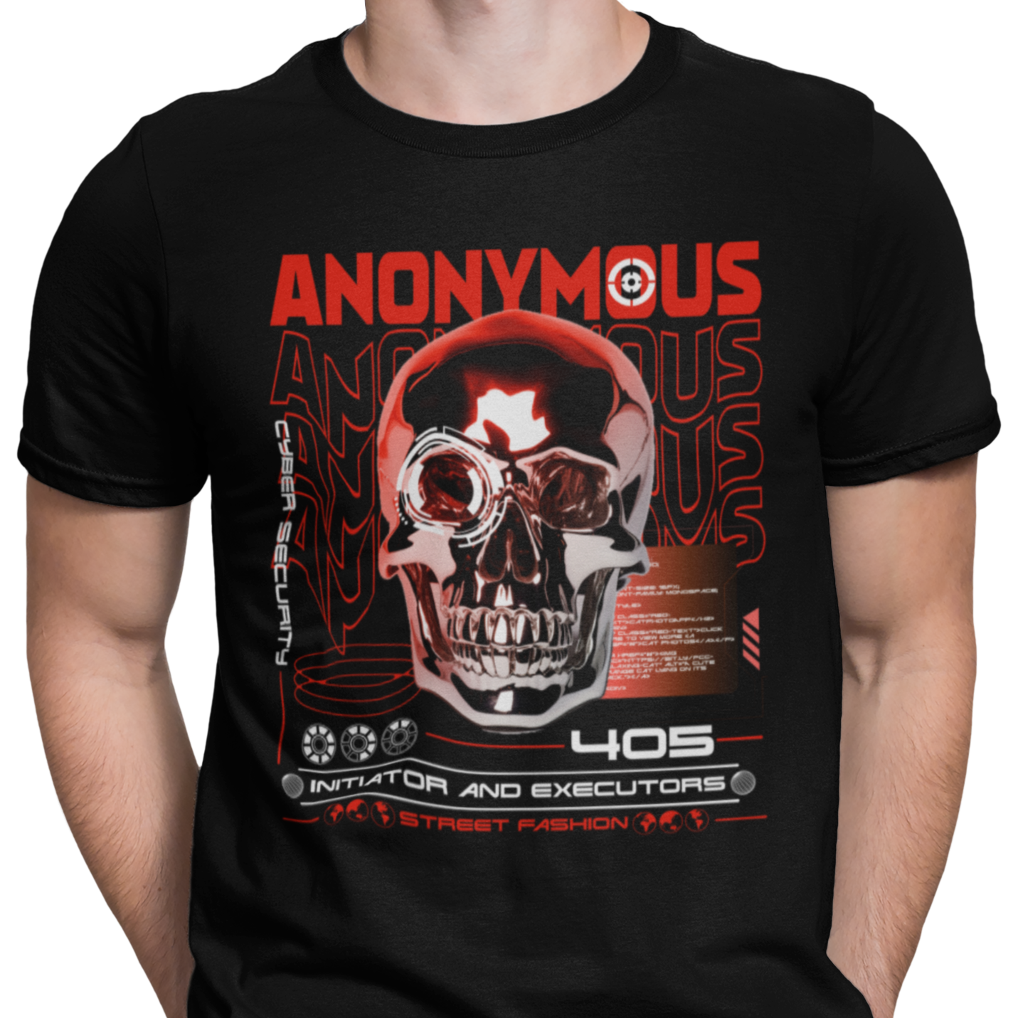 CAMISETA / SUDADERA CALAVERA ANONYMOUS