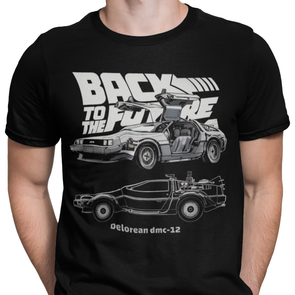 CAMISETA / SUDADERA BLACK TO THE FUTURE DELORIAN