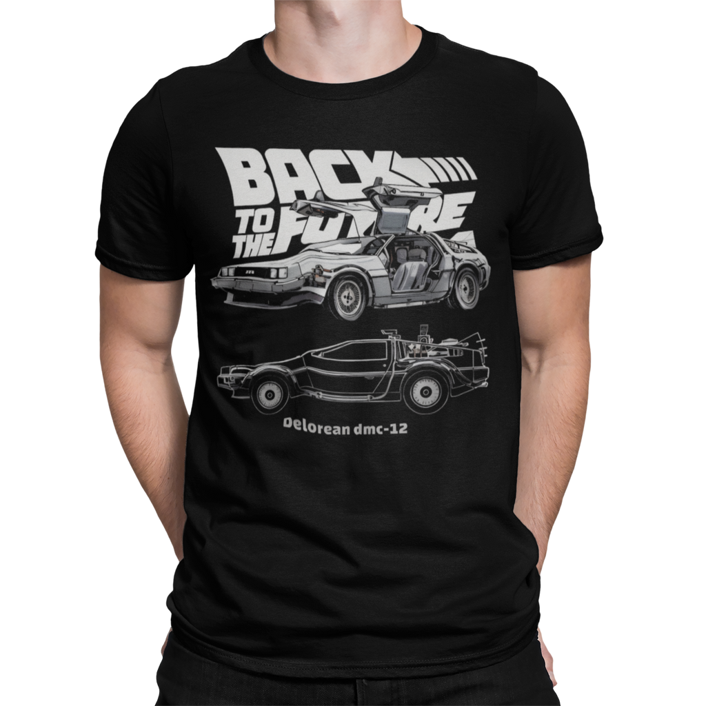CAMISETA / SUDADERA BLACK TO THE FUTURE DELORIAN