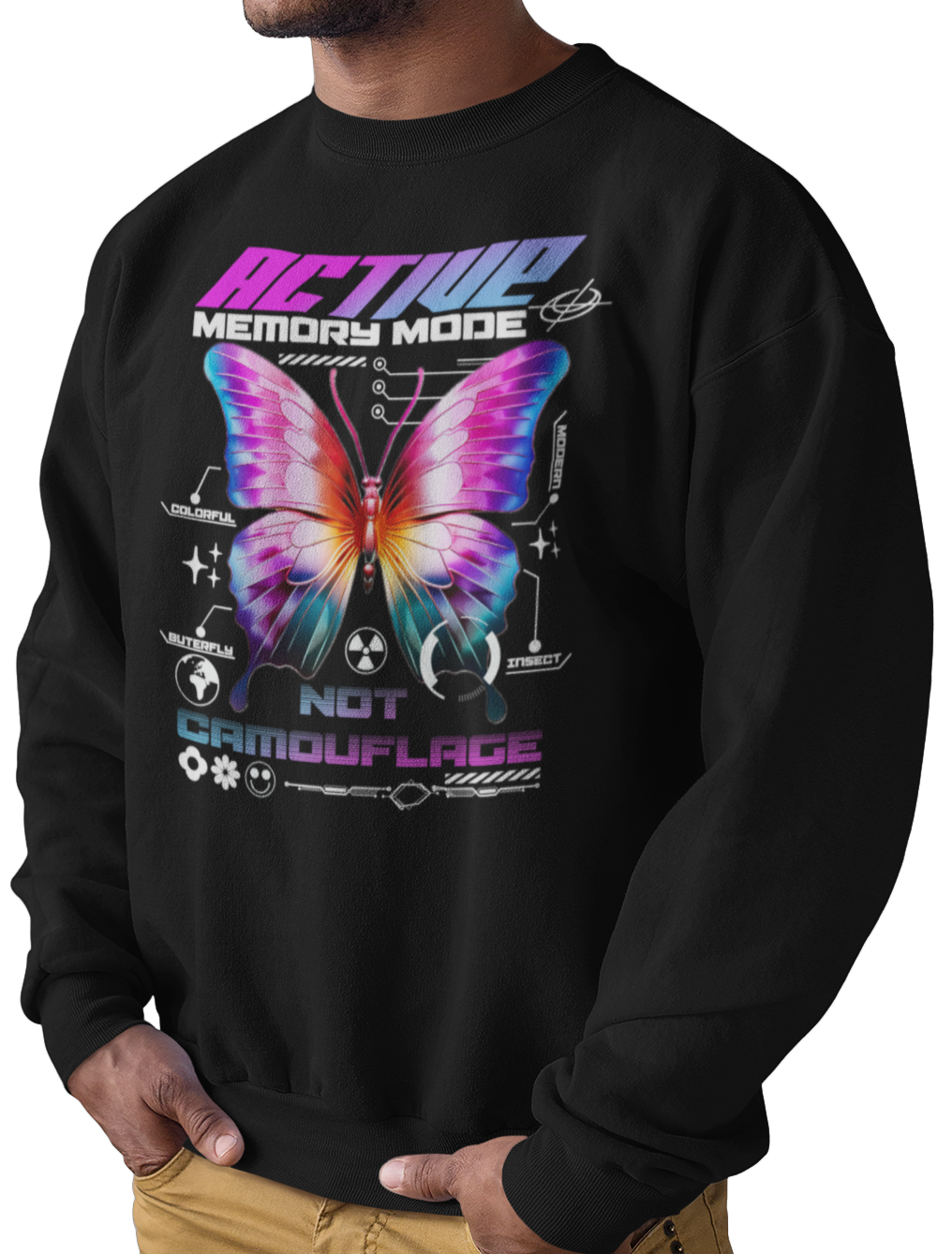 CAMISETA / SUDADERA MARIPOSA ACTIVE