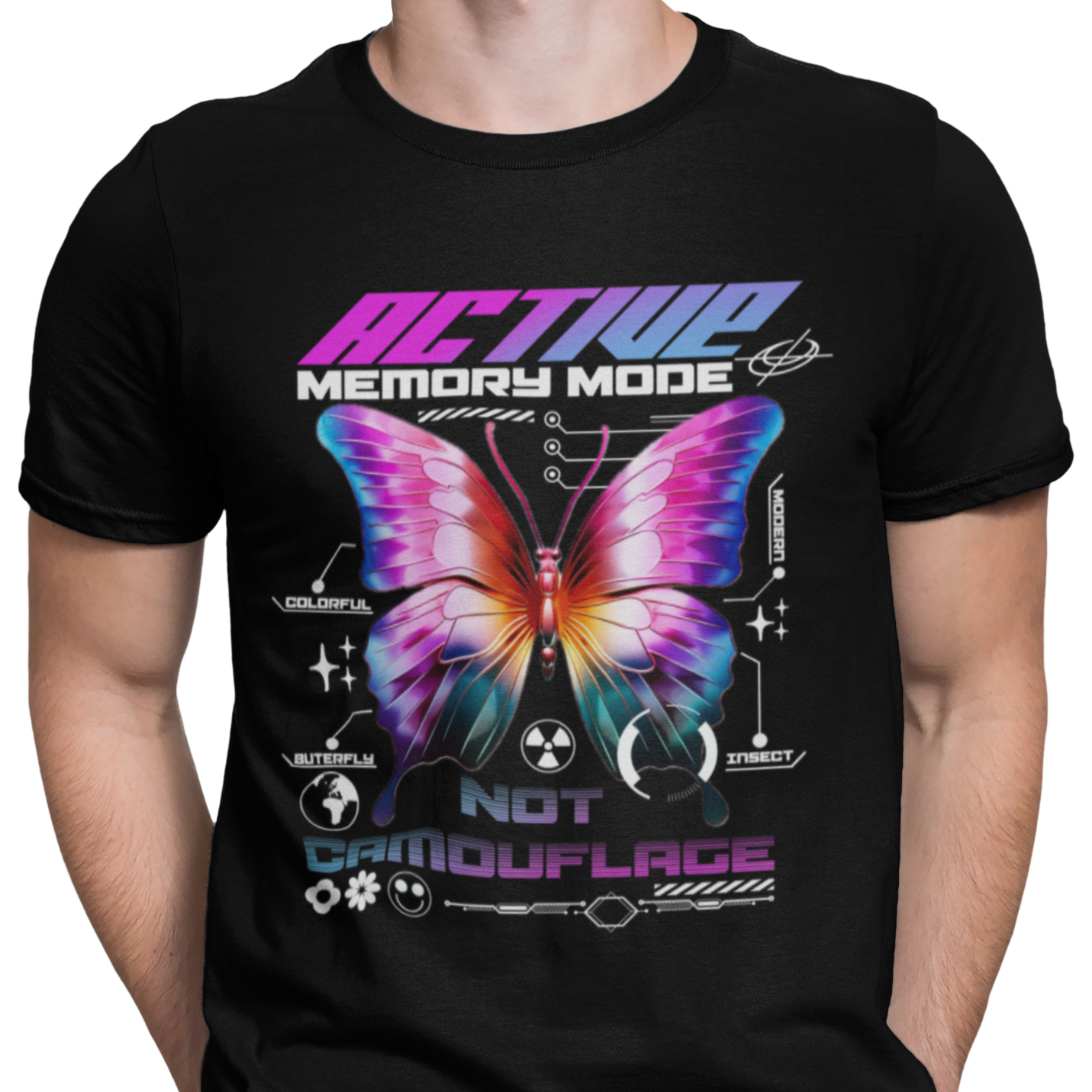 CAMISETA / SUDADERA MARIPOSA ACTIVE