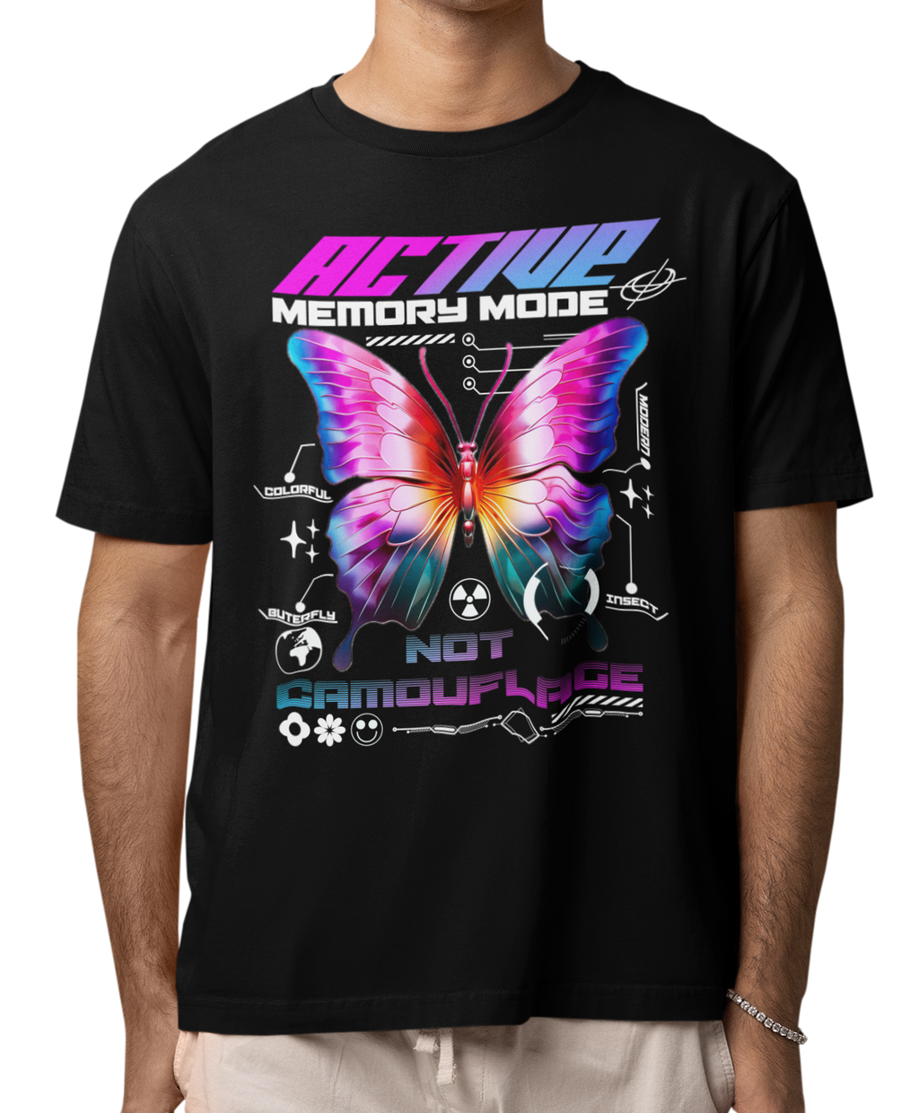 CAMISETA / SUDADERA MARIPOSA ACTIVE