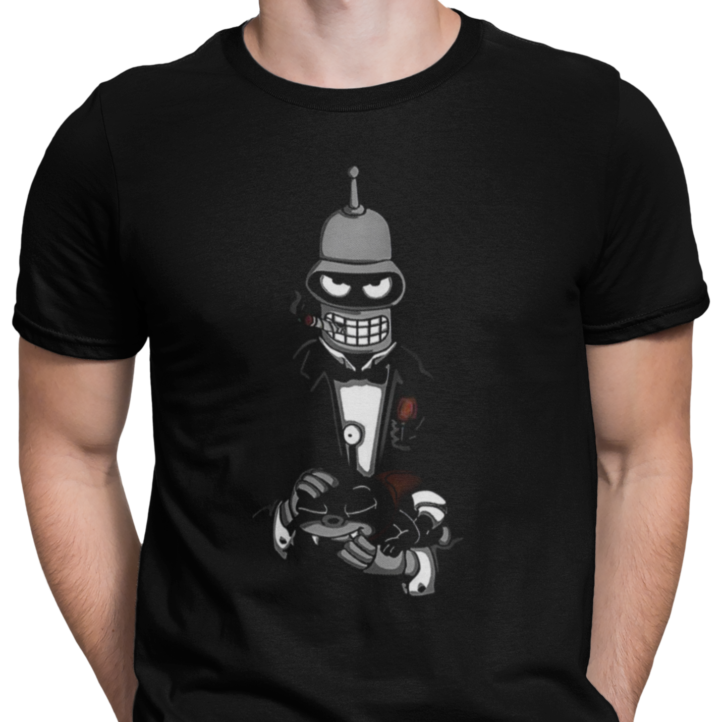 CAMISETA / SUDADERA BENDER MAFIOSO CON MORDISQUITOS