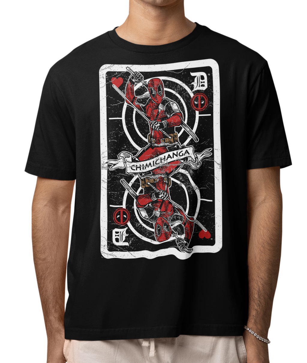 CAMISETA / SUDADERA HEROES DEADPOOL CARTA