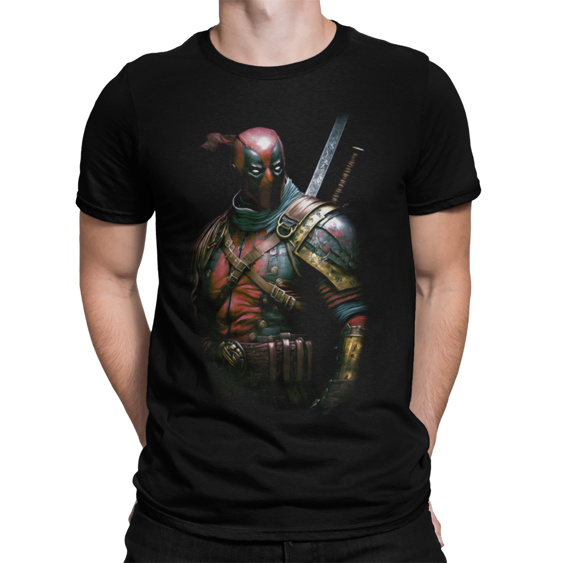 CAMISETA / SUDADERA HEROES DEADPOOL OSCURO
