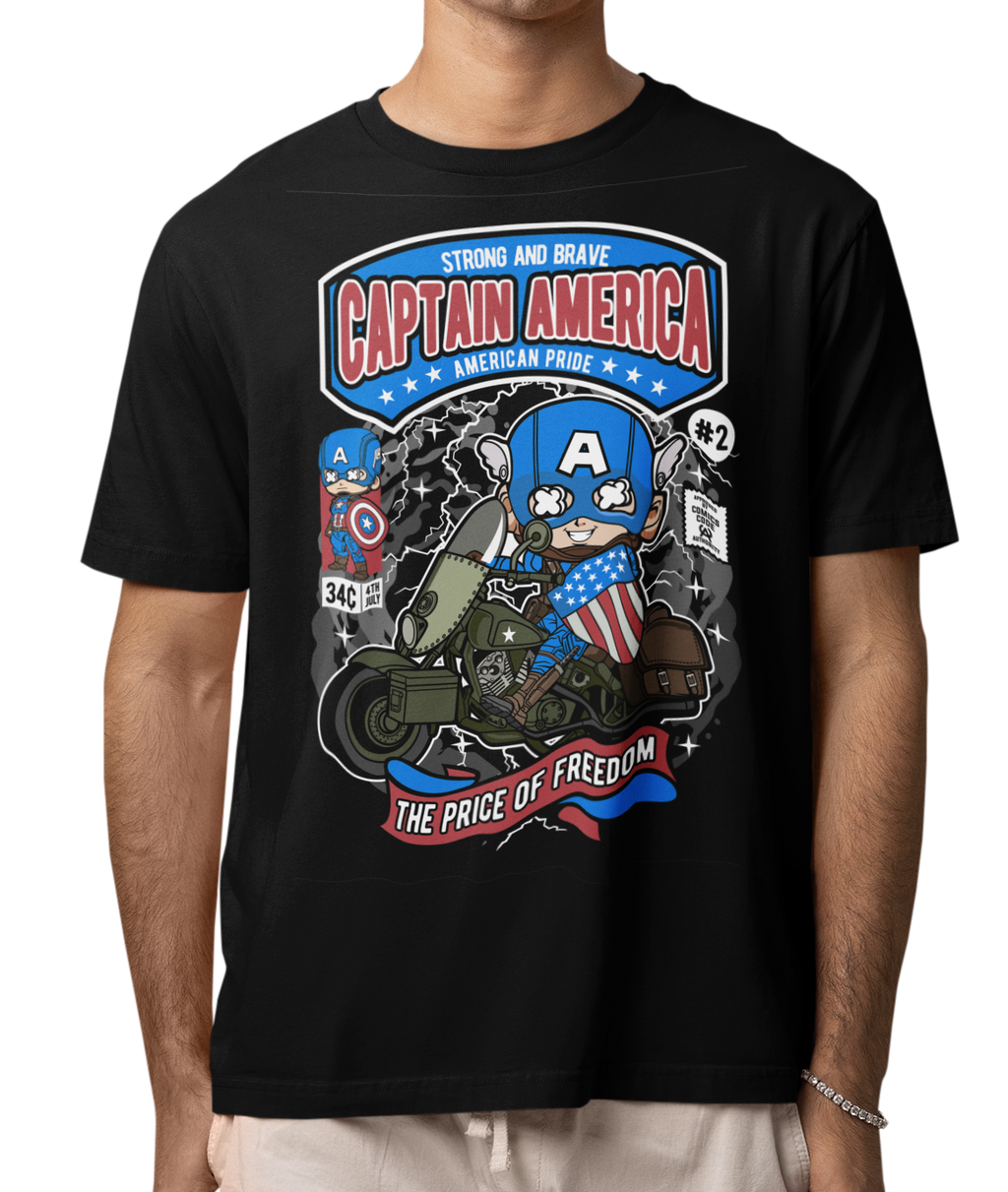 CAMISETA / SUDADERA HEROES CAPITAN AMERICA SCOOTER