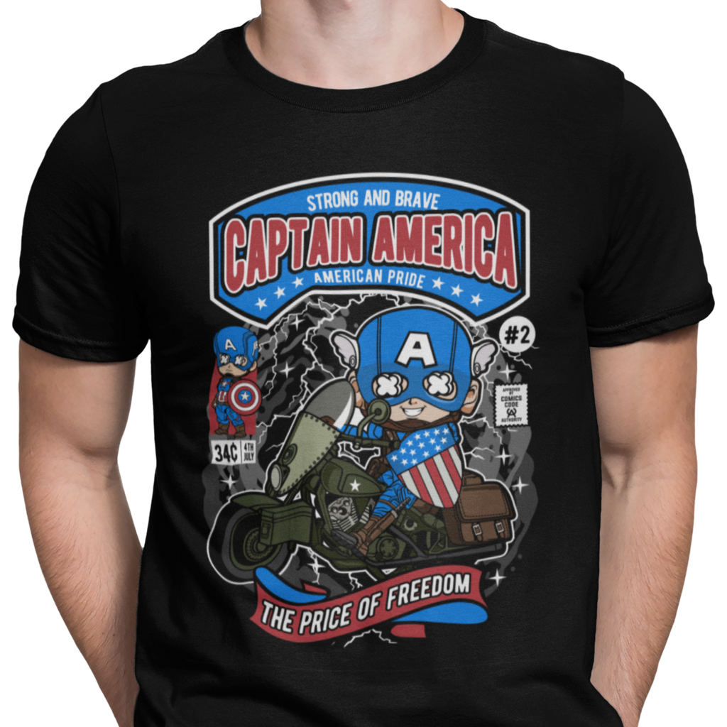 CAMISETA / SUDADERA HEROES CAPITAN AMERICA SCOOTER
