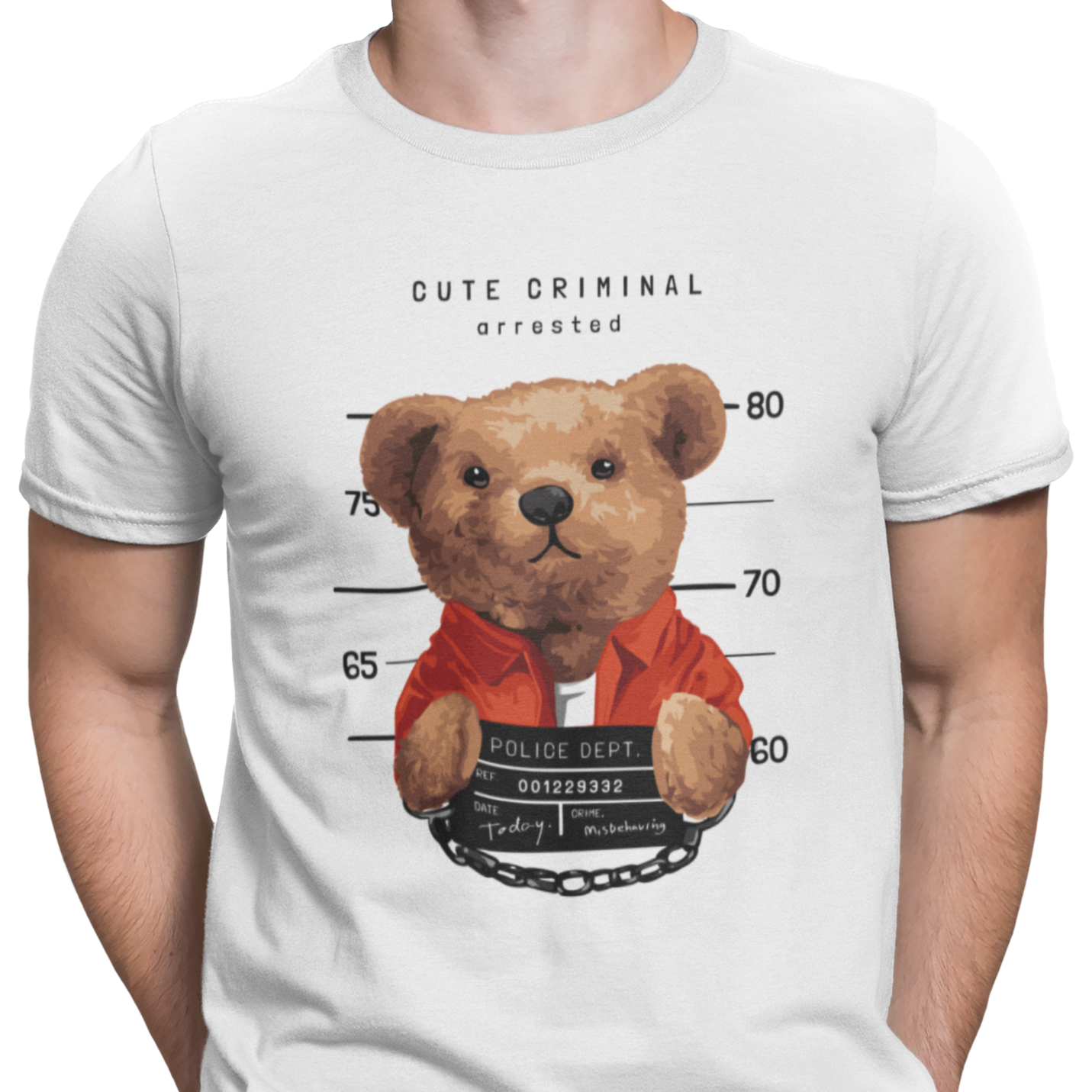 CAMISETA / SUDADERA OSO FICHA POLICIAL