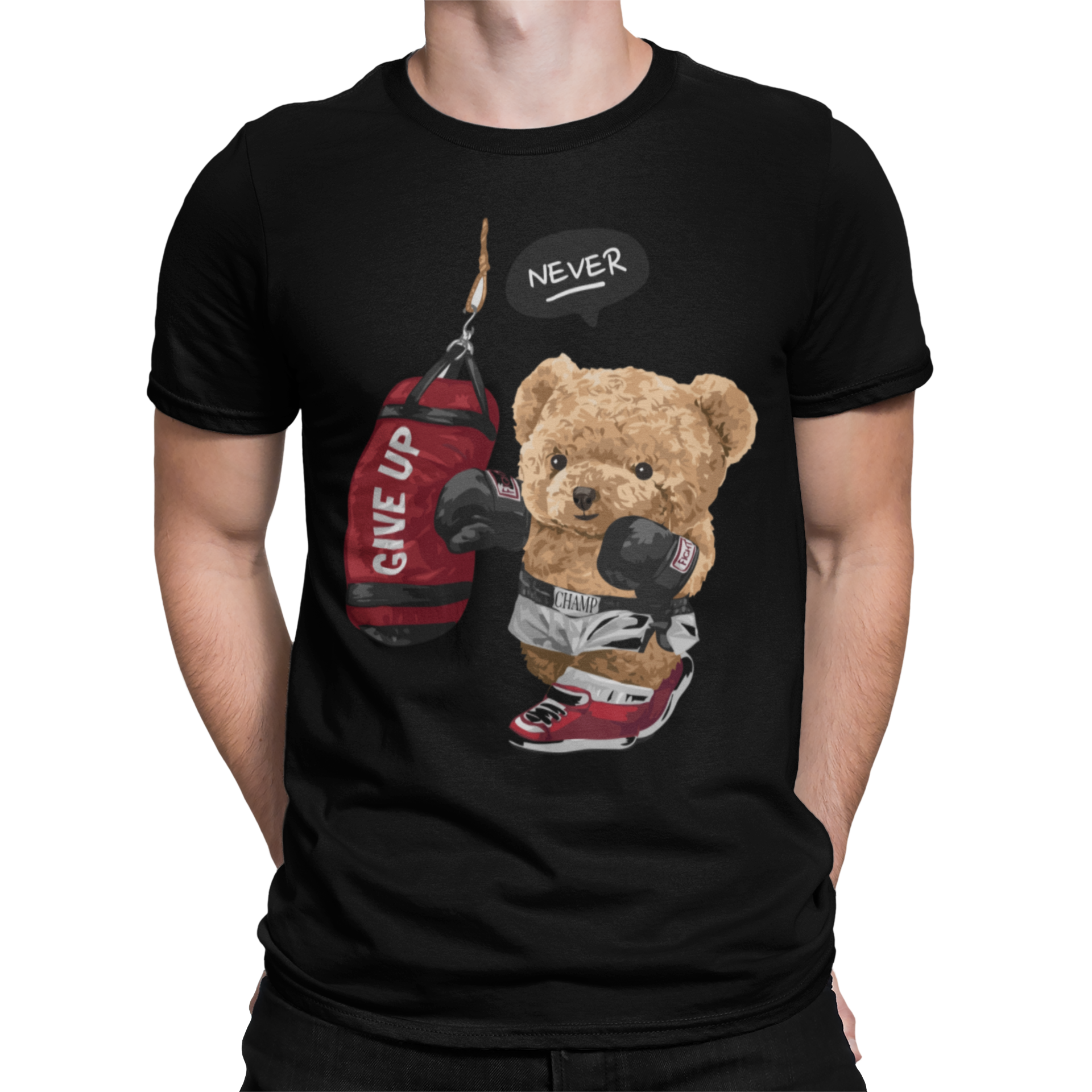 CAMISETA / SUDADERA OSO BOXEADOR