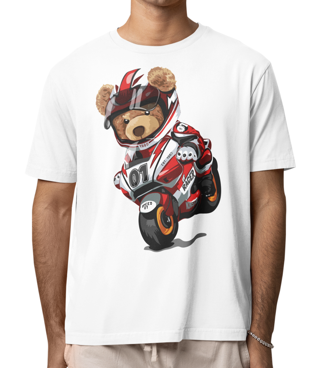 CAMISETA / SUDADERA OSO MOTORISTA