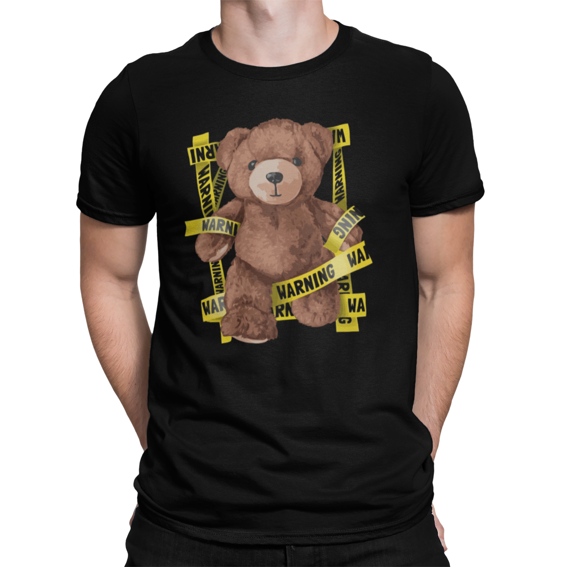 CAMISETA / SUDADERA OSO CINTA WARNING