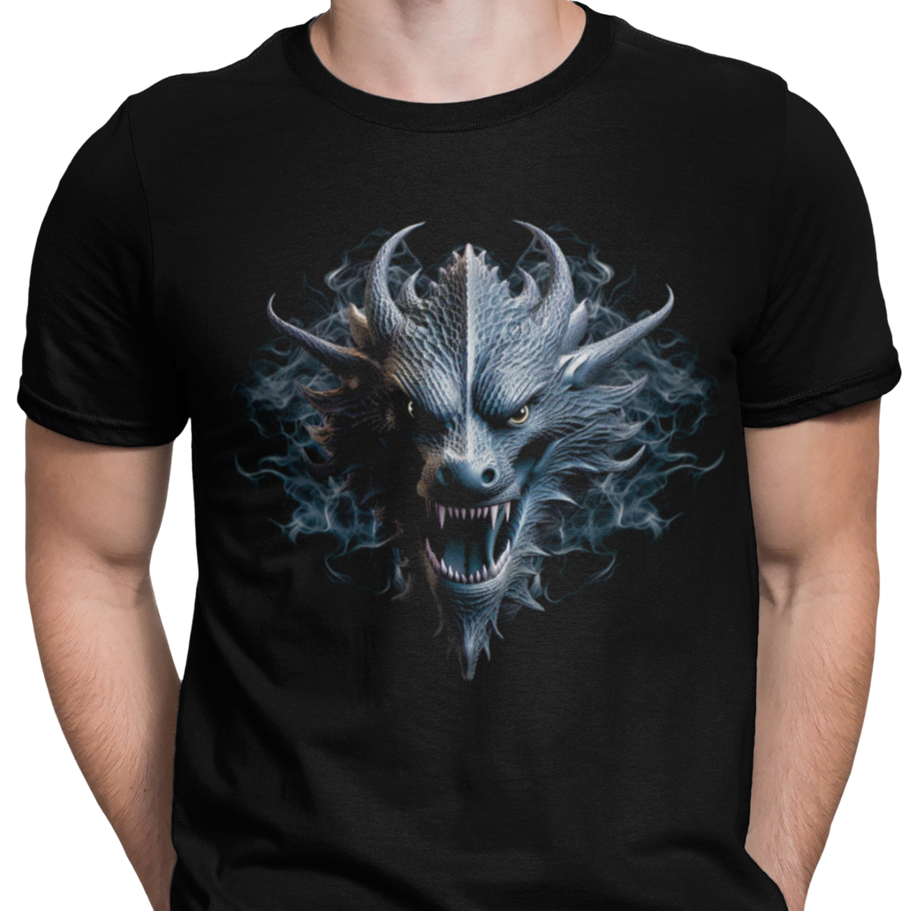 CAMISETA / SUDADERA DRAGON AZUL