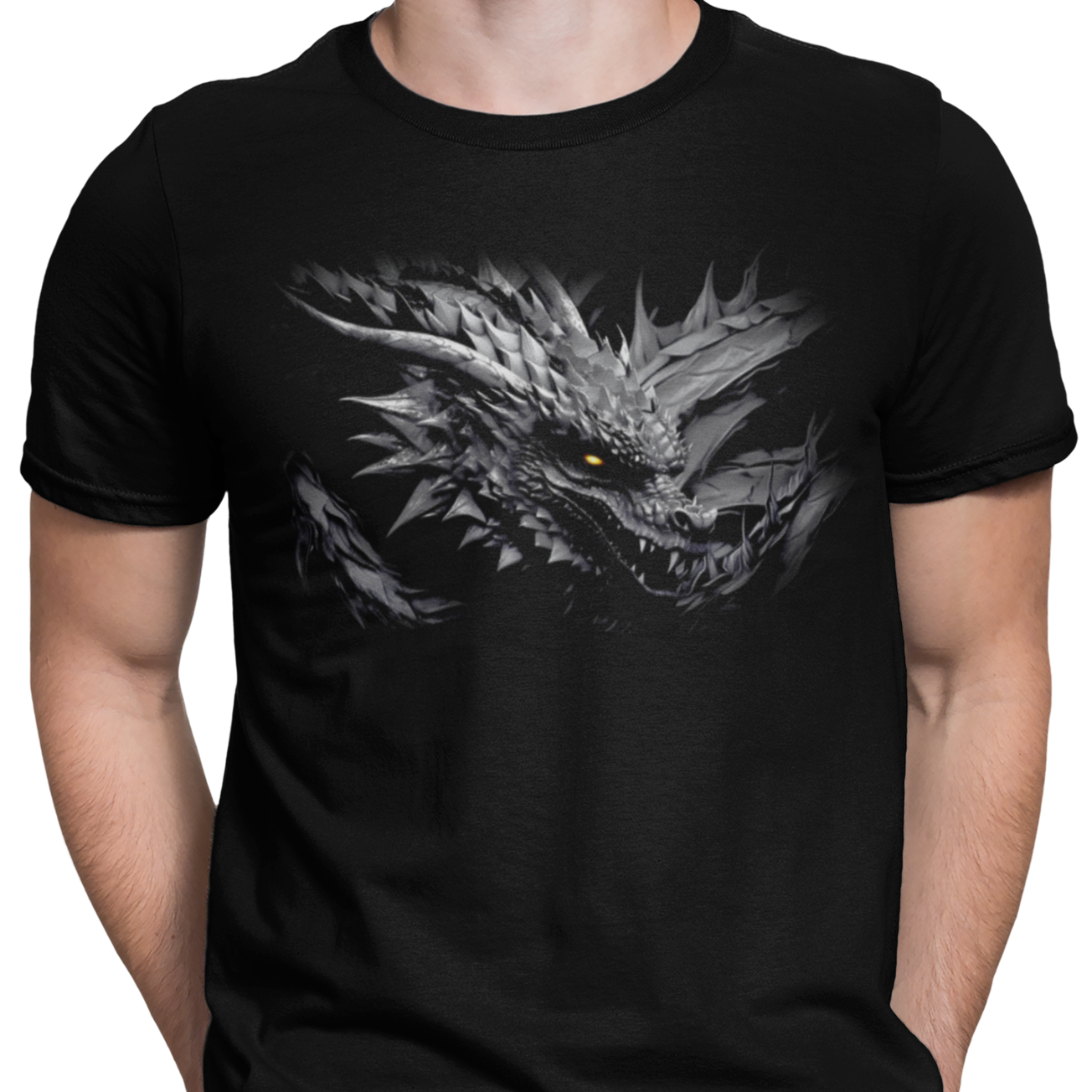 CAMISETA / SUDADERA SERPIENTE DRAGON NEGRO