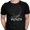 CAMISETA HALLOWEEN ESCORPION NEGRO