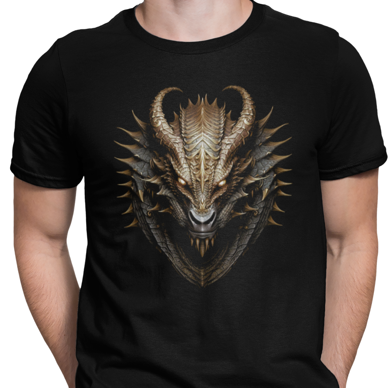 CAMISETA / SUDADERA DRAGON DORADO